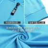New men's zipper hooded sweatshirt, corporate employee group uniform, work jacket, loop sweatshirt, custom printed Specification image